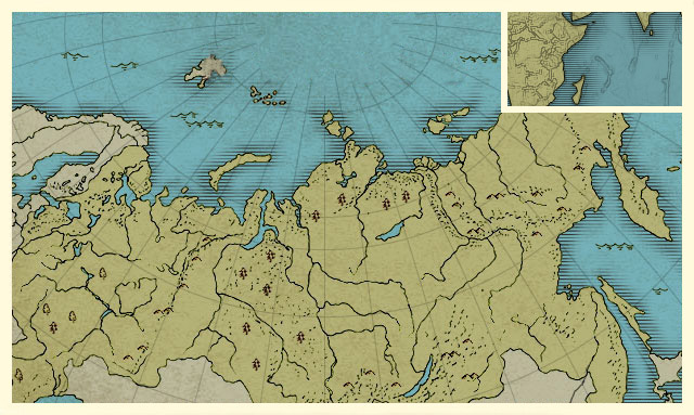 Карта водоёмов России